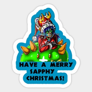 A Sapphirus Christmas Sticker